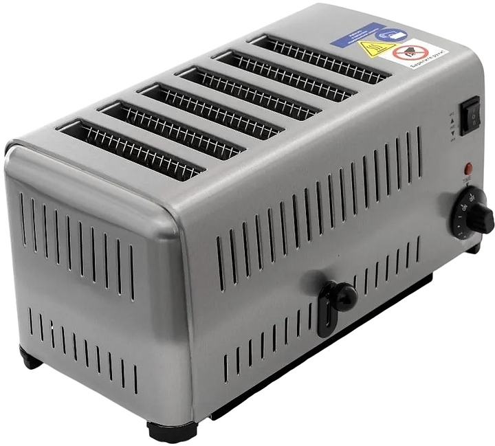 Тостер Foodatlas FA-ST6A 460x210x225 мм настольный