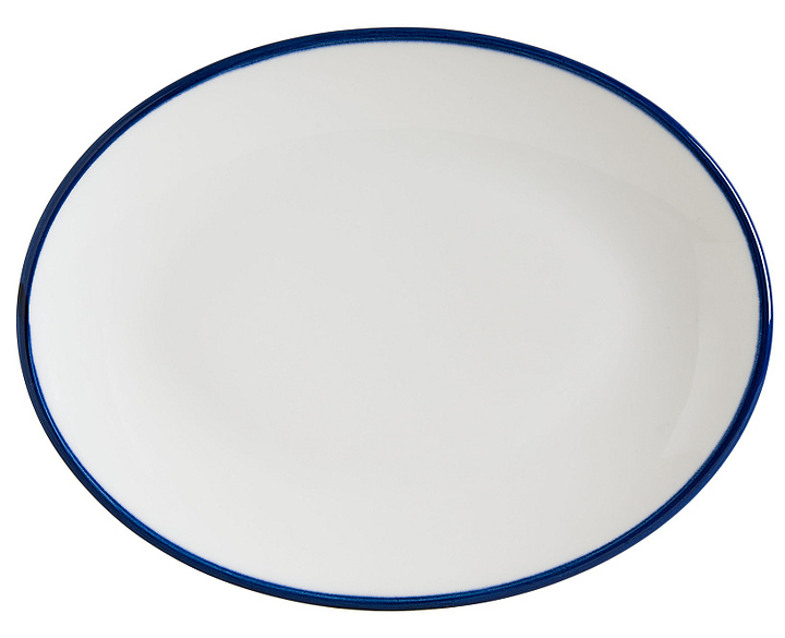 Блюдо для подачи Bonna Линеа Синий Мув 78029 250х190 мм