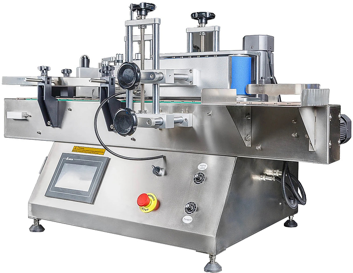 Этикетировщик автоматический Hualian HLMT-130D для круглой тары с датером