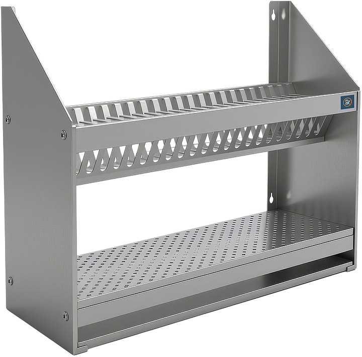 Полка настенная для тарелок и стаканов РЕКОМ ПКТС-90/30/55