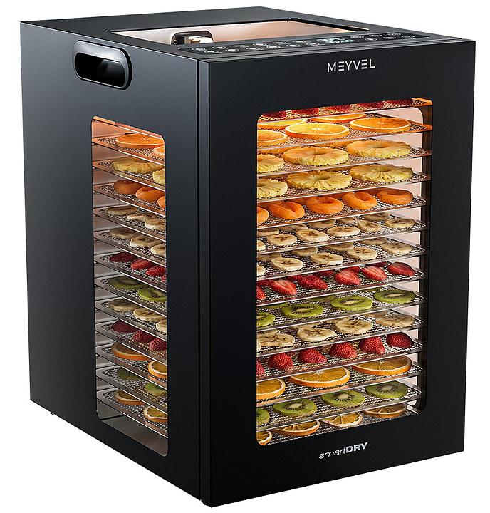 Дегидратор MEYVEL MDH14-2S (Black) 28 л 900 Вт черный