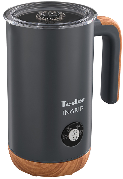 Вспениватель молока TESLER INGRID MF-240 GREY 500 Вт 240 мл серый