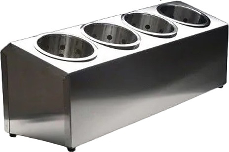 Контейнер для столовых приборов Restopit рп751 510х160х170 мм 3 ячейки (нерж. сталь)