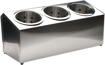 Контейнер для столовых приборов Restopit рп532 390х160х130 мм 4 ячейки (нерж. сталь)