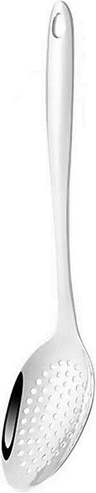 Ложка гарнирная P.L. Proff Cuisine EBUB-06S / Djeni Oval Tip l=27 см перфорированная (нерж. сталь)