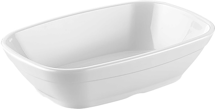 Салатник Gastroplast 80001 650 мл 20х14 см h=4,5 см (поликарбонат) белый