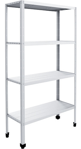 Стеллаж кухонный ПищТех СТАНДАРТ СКК-12/4 СЦК-Р 1200х400х1850 мм нержавеющая сталь