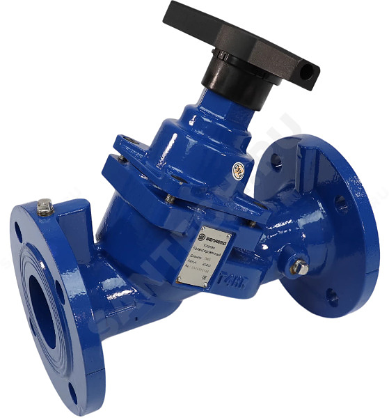 Клапан балансировочный ручной Benarmo чугун 3080H Ду 50 Ру16 /25 с измерительными ниппелями