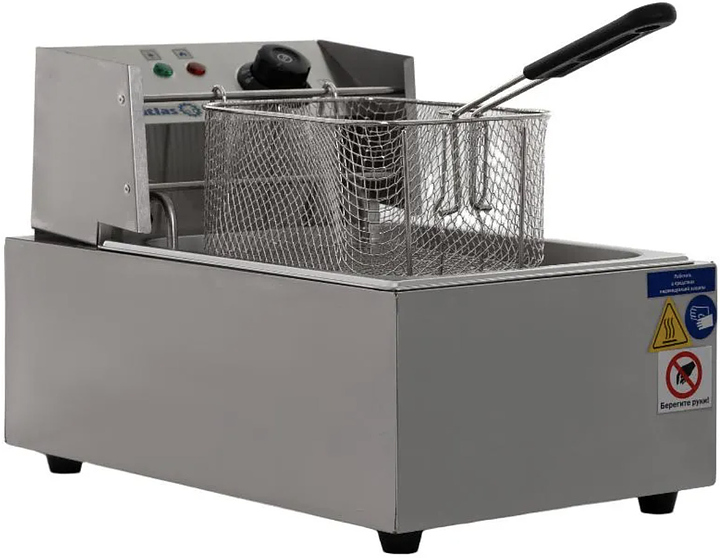 Фритюрница Foodatlas DF-81 280x440x300 мм настольная