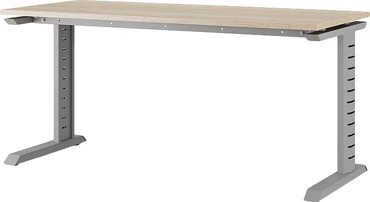 Стол компьютерный КОБОР КL2-100/60 aluminum/natural