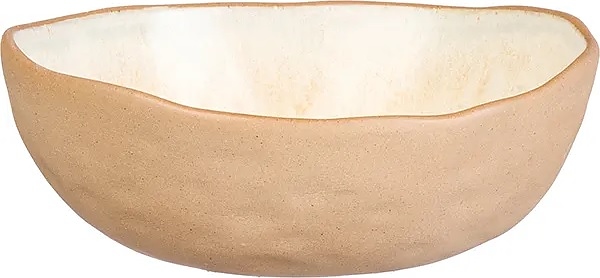 Салатник Kunstwerk Grasp 20732/beige 800 мл d=18 см h=6,5 см (керамика) бежевый