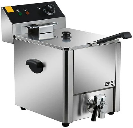 Фритюрница EKSI HEF-8L с краном