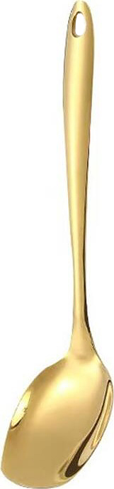 Ложка гарнирная P.L. Proff Cuisine EBUB-09G / DJENI Blunt Oval Tip l=26 см (нерж. cталь с PVD покрытием) золото