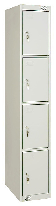 Модульный металлический шкаф КМК завод CL-14 1800×300×500 мм серый