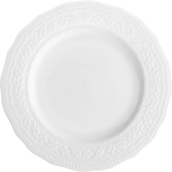 Тарелка Kunstwerk Euphoria 17083#/03015811 d=26 см (фарфор) белая