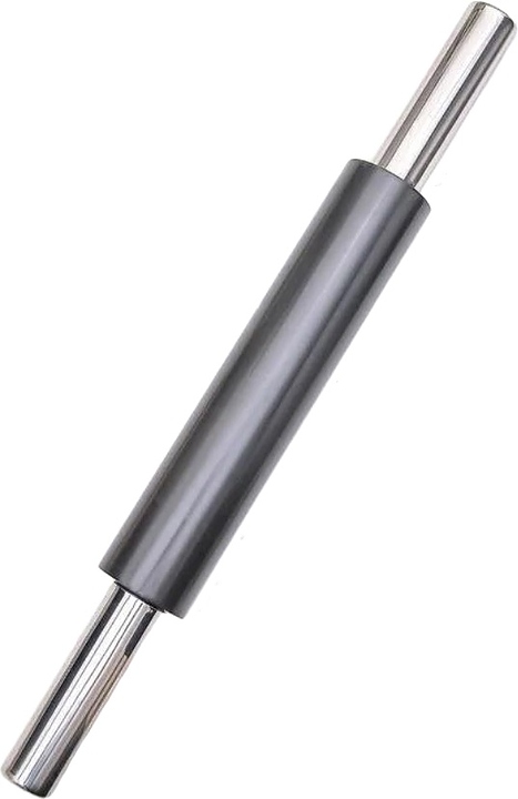 Скалка Restopit рп1072 l=25 см d=5,1 см (нерж. сталь с антипригарным покрытием) с крутящимися рукоятками