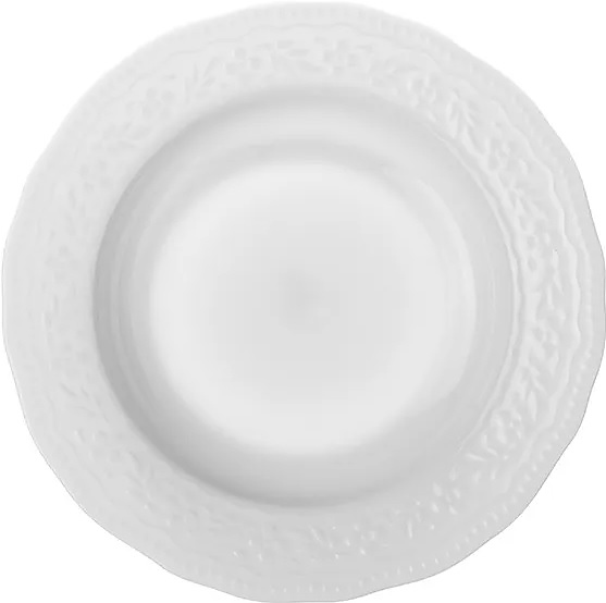 Тарелка глубокая Kunstwerk Euphoria 17060#/03015814 250 мл d=22 см h=3 см (фарфор) белая