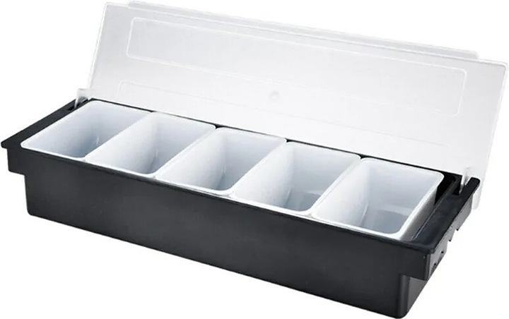 Контейнер для фруктов и приправ Restopit бк115 5 емкостей с крышкой (пластик)