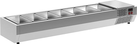 Витрина для ингредиентов Полюс A40 SM 1,2 (3 GN1/3+1 GN1/2)
