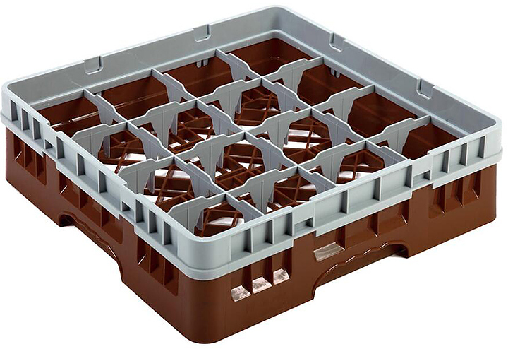 Кассета посудомоечная P.L. Proff Cuisine 16 ячеек 120х120х90 мм