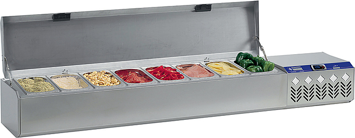 Витрина холодильная для топпингов Diamond SX132G/CM