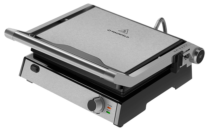 Гриль электрический Maunfeld MF-1324S 2000 Вт 366х366х162 мм нержавеющая сталь