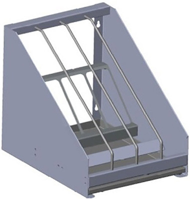 Полка кухонная Assum Премиум ПНД-П-3/4 300х400х300 нержавеющая сталь