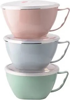 Миска Restopit рп062 400 мл d=15 см (нерж. сталь) с крышкой (пластик)