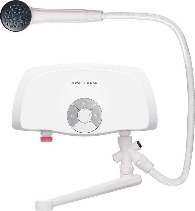 Водонагреватель электрический проточный Royal Thermo SmartFix TS (5,5 kW) с краном и душем