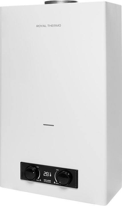 Водонагреватель газовый проточный Royal Thermo GWH 12 Inflame White