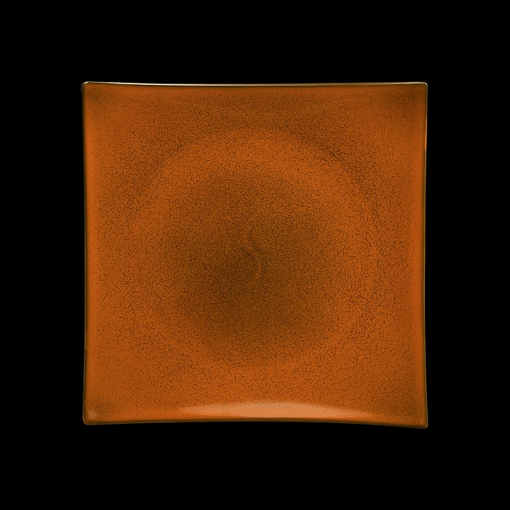 Тарелка Corone Cocorita XSY2146 30,5х30,5 см (фарфор) квадратная оранжевая