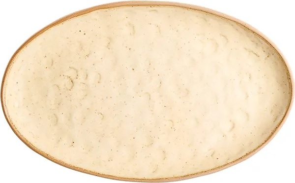 Блюдо сервировочное Kunstwerk Grasp 20726/beige 29х18 см h=2,34 см (керамика) овальное бежевое