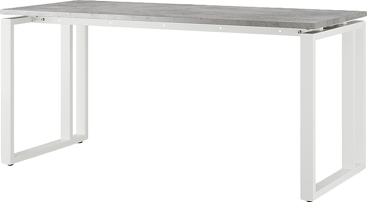 Стол офисный КОБОР O2-120/80 white/chicago