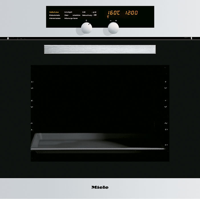 Независимый электрический духовой шкаф Miele H 4280 B алюминий