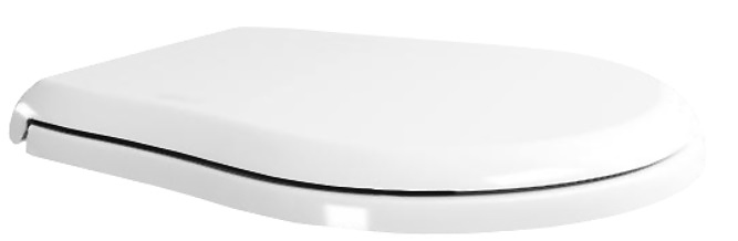 Сиденье для унитаза KERASAN RETRO 108601N белый/бронза (микролифт)