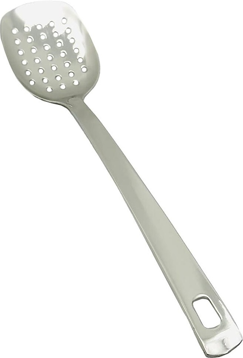 Ложка гарнирная P.L. Proff Cuisine EBUA-06S / Djeni Blunt Square Tip l=26 см перфорированная (нерж. сталь)