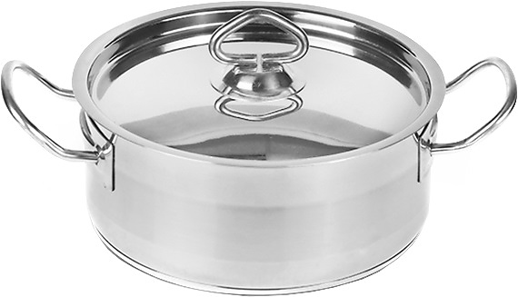 Кастрюля Restopit рп705 3 л d=21,5 см h=9,5 см с крышкой (нерж. сталь)