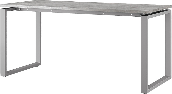 Стол  компьютерный КОБОР КO1-140/70 aluminum/chicago