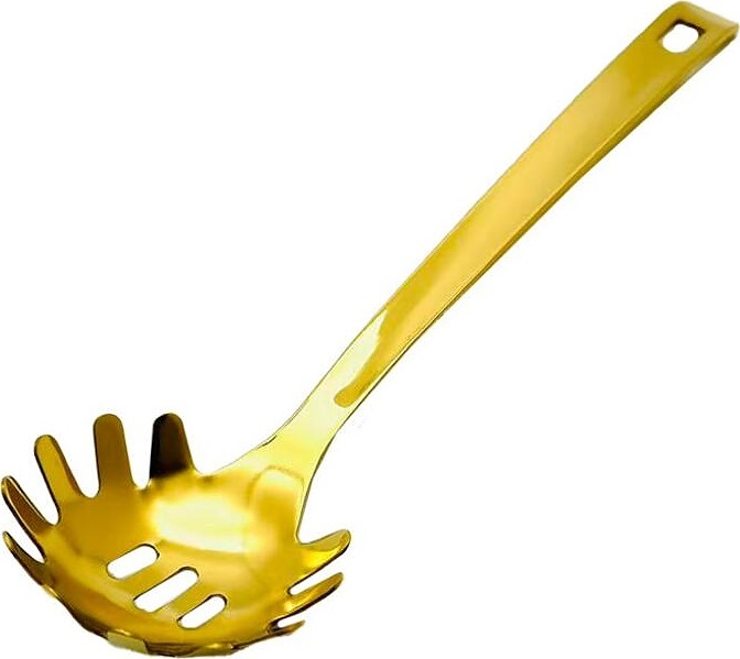 Ложка для спагетти P.L. Proff Cuisine 81280183 Square Tip l=27,5 см (нерж. cталь с PVD покрытием) золото