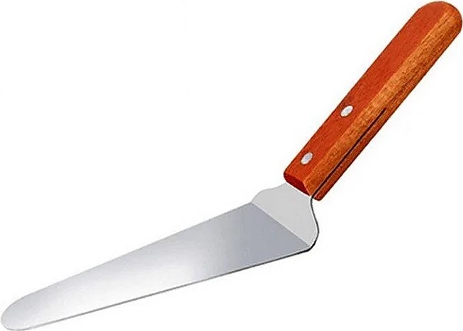 Лопатка для торта Restopit лк01 l=24,5 см с головкой 6х12 см (нерж. сталь) с деревянной рукояткой
