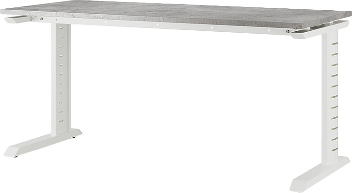 Стол офисный КОБОР L2-180/80 white/chicago