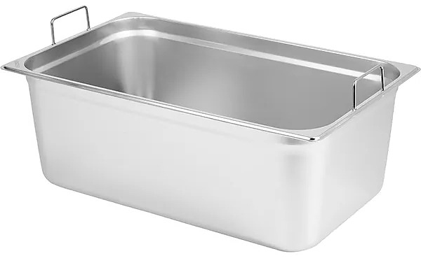 Гастроемкость ProHotel 1/1X20CM-HANDLE GN 1/1-200 26.5 л (530х325х200 мм) нержавеющая сталь, металлический