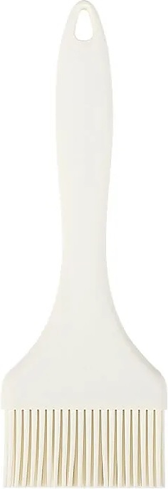 Кисть кондитерская Restopit рп491 l=21 см с щетиной 7х3,3 см (силикон) и пластиковой  рукояткой