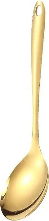 Ложка гарнирная P.L. Proff Cuisine EBUB-04G / DJENI Oval Tip l=26,3 см (нерж. cталь с PVD покрытием) золото