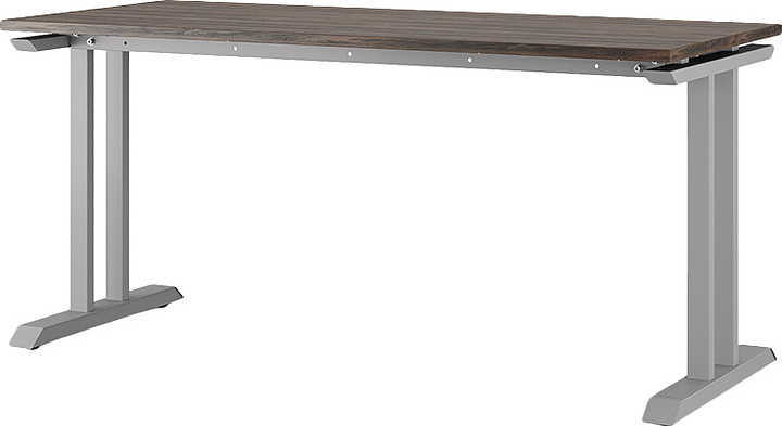 Стол компьютерный КОБОР KT-180/80 aluminum/charlston