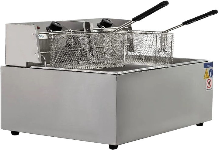 Фритюрница Foodatlas DF-89 440x560x350 мм настольная