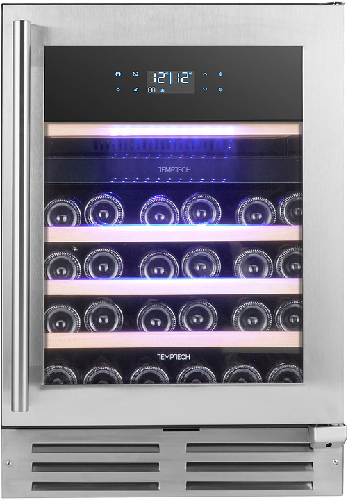 Винный шкаф Temptech Elegance EX60DX нерж. сталь