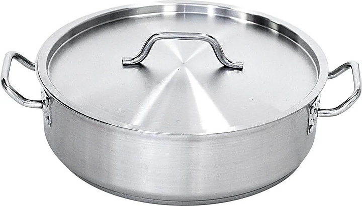 Кастрюля Restopit рп593 7 л d=30 см h=9,3 см с крышкой (нерж. сталь)