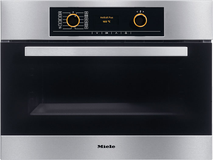 Независимый электрический компактный духовой шкаф Miele H 5061 B Clean Steel