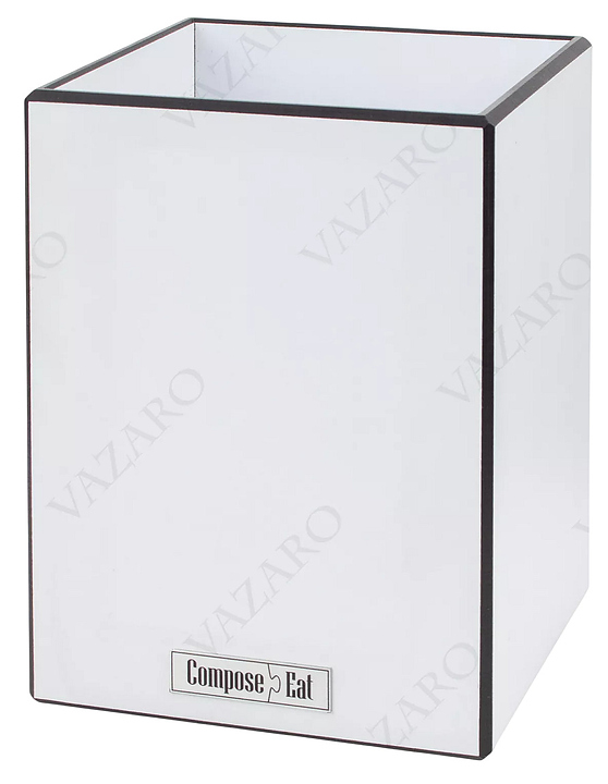 Подставка для кухонных ножей ComposeEat Fashion PDN121018OA6 White & Black 12х12х24 см, белый, черный